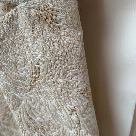 💕 Dana Buchman Gold and Cream Blazer - Picture 7 of 8